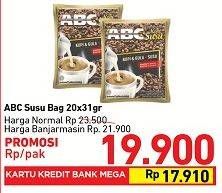 Promo Harga ABC Kopi per 20 sachet 31 gr - Carrefour