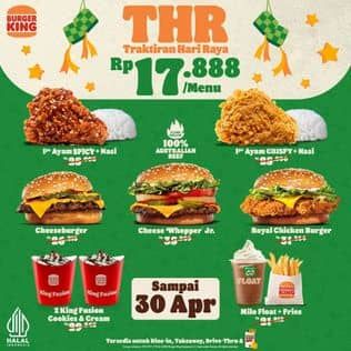Promo Harga THR  - Burger King