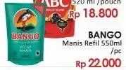 Promo Harga BANGO Kecap Manis 550 ml - LotteMart