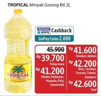 Promo Harga Tropical Minyak Goreng 2000 ml - Alfamidi