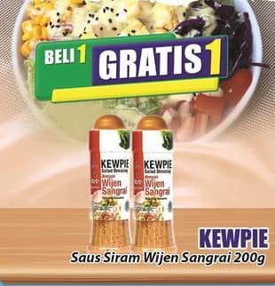 Promo Harga Kewpie Saus Siram Wijen Sangrai 200 ml - Hari Hari