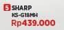Sharp Rice Cooker KS-G18MH 1800 ml Harga Promo Rp439.000