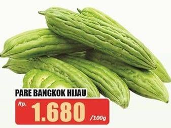 Promo Harga Pare Bangkok Hijau per 100 gr - Hari Hari