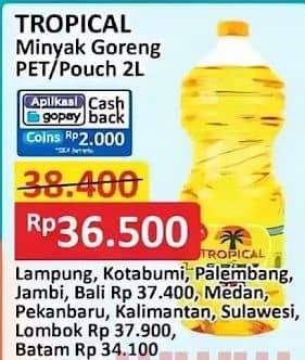 Promo Harga Tropical Minyak Goreng  - Alfamart