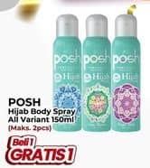 Promo Harga Posh Hijab Perfumed Body Spray All Variants 150 ml - Yogya