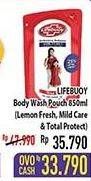 Promo Harga LIFEBUOY Body Wash Lemon Fresh, Mild Care, Total 10 850 ml - Hypermart