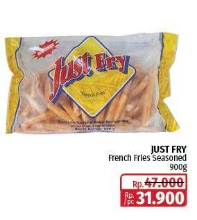 Promo Harga Just Fry French Fries Seasoned 900 gr - Lotte Grosir