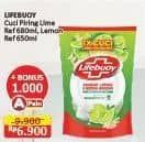 Promo Harga Lifebuoy Pencuci Piring Lemon 650 ml - Alfamart