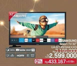 Promo Harga Samsung UA32T4503AK HD | Smart TV 32 Inci  - LotteMart