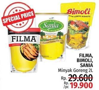 Promo Harga Filma, Bimoli, Sania Minyak Goreng  - LotteMart