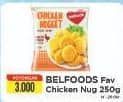 Promo Harga Belfoods Nugget Chicken Nugget 250 gr - Alfamart