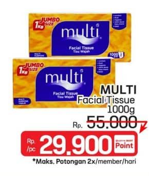 Promo Harga Multi Facial Tissue 1000 gr - LotteMart