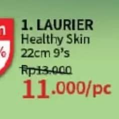 Promo Harga Laurier Healthy Skin Day Wing 22cm 9 pcs - Guardian