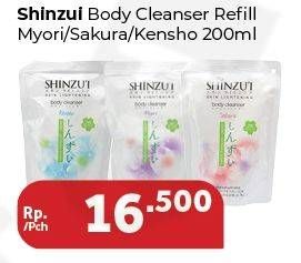 Promo Harga SHINZUI Body Cleanser Myori, Sakura, Kensho 200 ml - Carrefour