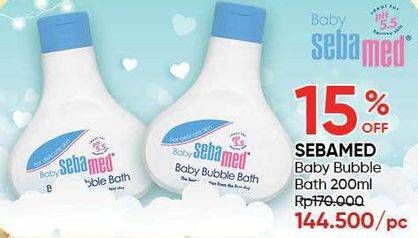 Promo Harga SEBAMED Baby Bubble Bath 200 ml - Guardian