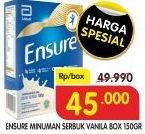 Promo Harga ENSURE Nutrition Powder FOS Vanila 150 gr - Superindo