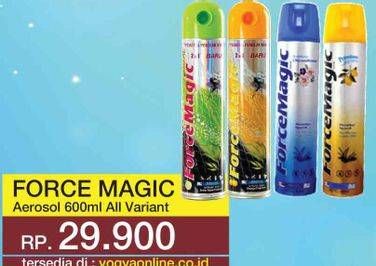 Promo Harga FORCE MAGIC Insektisida Spray All Variants 600 ml - Yogya