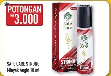 Promo Harga SAFE CARE Minyak Angin Aroma Therapy Strong 10 ml - Hypermart