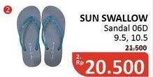 Promo Harga SUN SWALLOW Sandal Jepit 06D  - Alfamidi