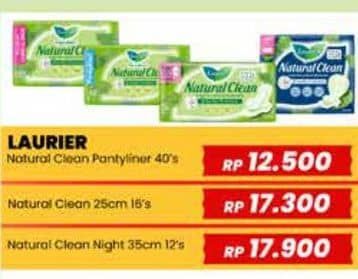 Promo Harga Laurier Pantyliner Natural Clean 40 pcs - Yogya