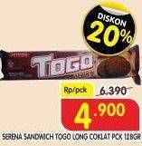 Promo Harga SERENA TOGO Biskuit Cokelat Chocolate 128 gr - Superindo