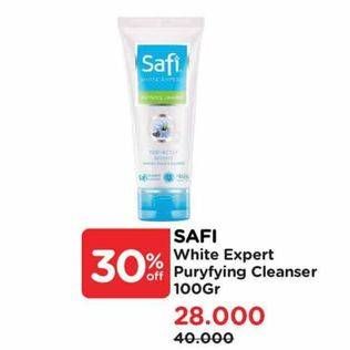 Promo Harga Safi White Expert Purifying Cleanser 100 gr - Watsons