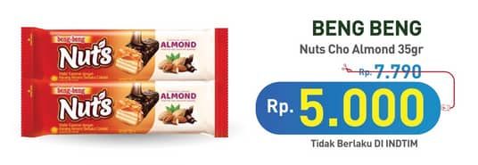 Promo Harga Beng-beng Wafer Nuts Almond 35 gr - Hypermart