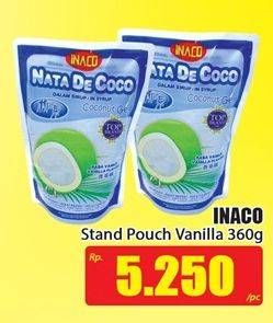 Promo Harga INACO Nata De Coco Vanila 360 gr - Hari Hari