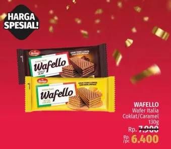 Promo Harga ROMA Wafello Butter Caramel, Choco Blast 130 gr - LotteMart