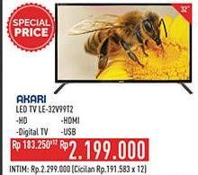 Promo Harga Akari LE-32V99T2 LED TV  - Hypermart