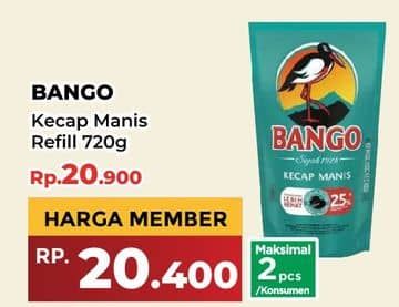 Promo Harga Bango Kecap Manis 550 ml - Yogya