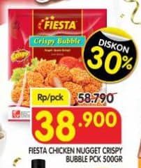 Promo Harga Fiesta Naget Crispy Bubble 500 gr - Superindo