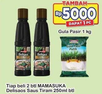 Promo Harga MAMASUKA Delisaos Saus Tiram per 2 botol 260 ml - Indomaret