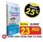 Promo Harga PURE KIDS Fever Free 4 pcs - Superindo