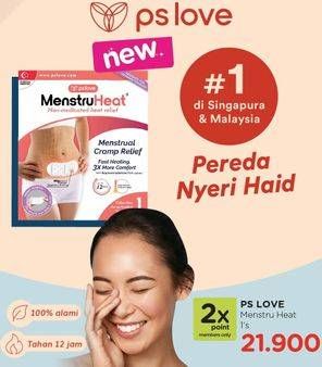Promo Harga PS LOVE Non-medicated Heat Relief MenstruHeat 1 pcs - Watsons