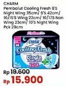 Promo Harga Charm Extra Comfort Cooling Fresh NonWing 23cm, Wing 35cm, Wing 42cm, Wing 23cm, Wing 29cm 6 pcs - Indomaret