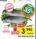 Ikan Kembung Banjar per 100 gr Diskon 36%, Harga Promo Rp3.990, Harga Normal Rp6.295, Extra Stiker, Khusus Member