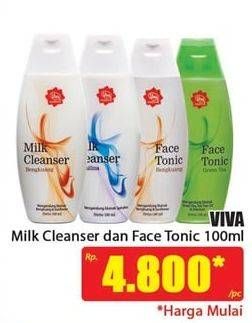 Promo Harga VIVA Milk Cleanser / Face Tonic 100 ml - Hari Hari