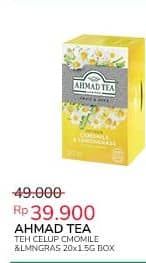 Promo Harga Ahmad Tea Teh Celup Camomile Lemongrass per 20 pcs 2 gr - Indomaret