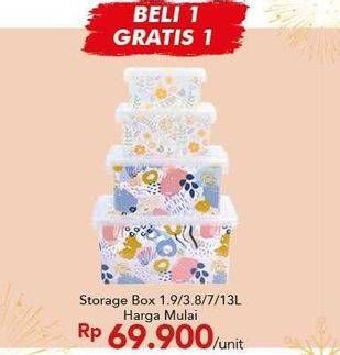 Promo Harga Storage Box 1900 ml - Carrefour