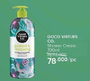 Promo Harga Good Virtues Co Shower Cream 700 ml - Guardian