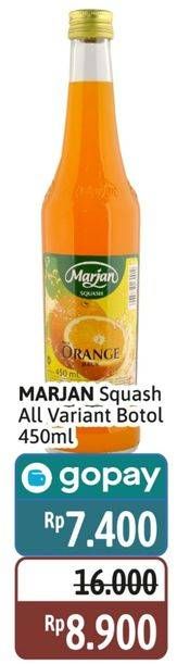 Promo Harga Marjan Syrup Squash All Variants 450 ml - Alfamidi