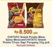 Promo Harga Chitato Maxx Spicy Mexican/Chitato Snack Potato Chips   - Indomaret