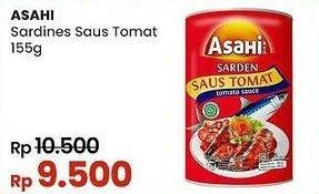 Promo Harga Asahi Sardines Saus Tomat 155 gr - Indomaret