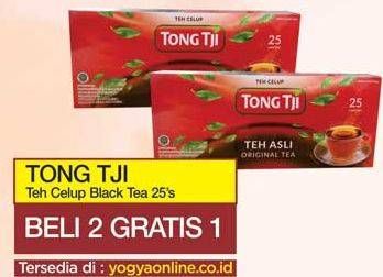 Promo Harga Tong Tji Teh Celup Original Tea Tanpa Amplop per 25 pcs 2 gr - Yogya