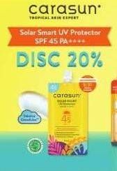 Promo Harga CARASUN Solar Smart UV Protector Spf 45 8 ml - Alfamart
