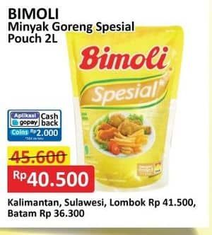 Promo Harga Bimoli Minyak Goreng Spesial 2000 ml - Alfamart