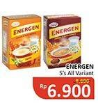 Promo Harga ENERGEN Cereal Instant All Variants 30 gr - Alfamidi