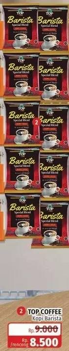 Promo Harga TOP COFFEE Barista Special Blend per 10 pcs 25 gr - Lotte Grosir