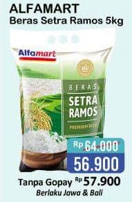 Promo Harga Alfamart Beras Setra Ramos 5 kg - Alfamart